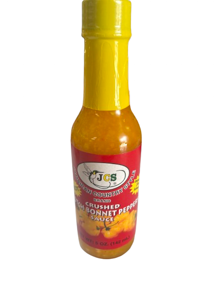 JCS Crushed Scotch Bonnet Pepper Sauce image 0