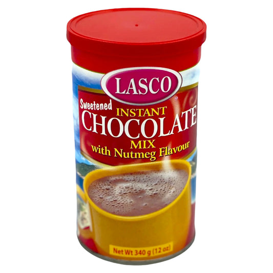 Lasco Sweetened Instant Chocolate Mix with Nutmeg 12oz